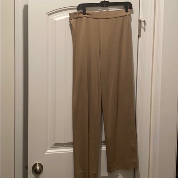 Two piece tan jacket and pant set - Picture 8 of 10